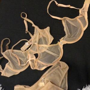 34C bras x 2 bras with under wire.